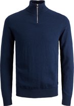 JACK&JONES JJEEMIL KNIT HALF ZIP NOOS Heren Trui - Maat S