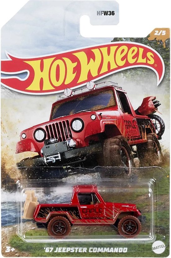 Hot Wheels Jeepster Commando Schaal 1 64 7 Cm bol