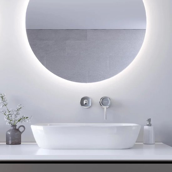 Ronde spiegel 100cm met LED verlichting voor badkamer
