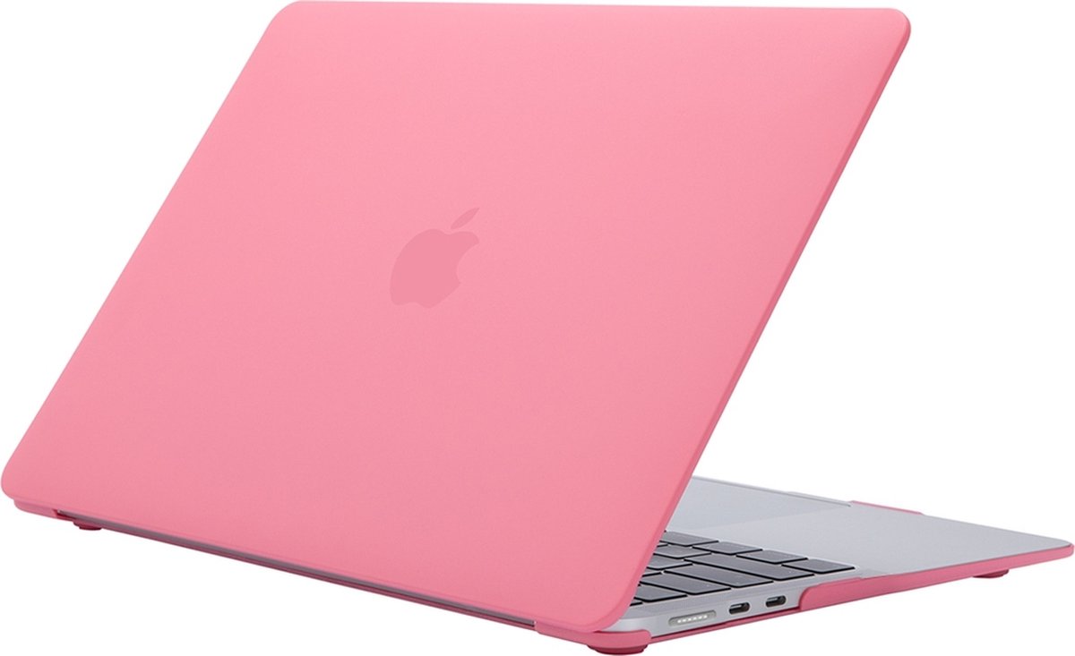 Mobigear Cream Matte Case geschikt voor Apple MacBook Air 15 inch A2941 (2023) Hoes Hardshell MacBook Case - Roze