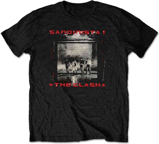 T-shirt homme The Clash - Sandiniste ! - XL - Zwart