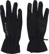 Icepeak hustonville softshell handschoenen in de kleur zwart.