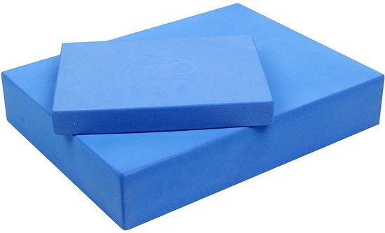 Pilates blok 205x150x25mm - blauw — afbeelding 3