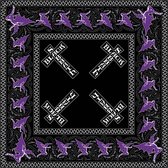 Black Sabbath - Cross Logo Bandana - Zwart