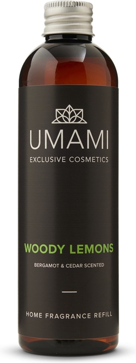 Umami Exclusive Cosmetics Woody Lemons Home Fragrance Refill