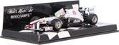 The 1:43 Diecast Modelcar of the Sauber C30 #16 of 2011. The driver was K. Kobayashi. The manufacturer of the scalemodel is Minichamps.This model is only online available