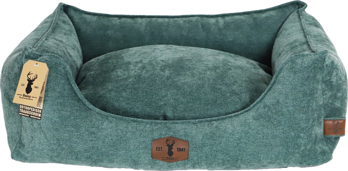 Boony est 1941 premium divan orthop. Emerald green 80x60x25cm