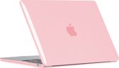 Mobigear - Laptophoes geschikt voor Apple MacBook Air 15 Inch (2023-2024) Hoes Hardshell Laptopcover MacBook Case | Mobigear Glossy - Roze - Model A2941
