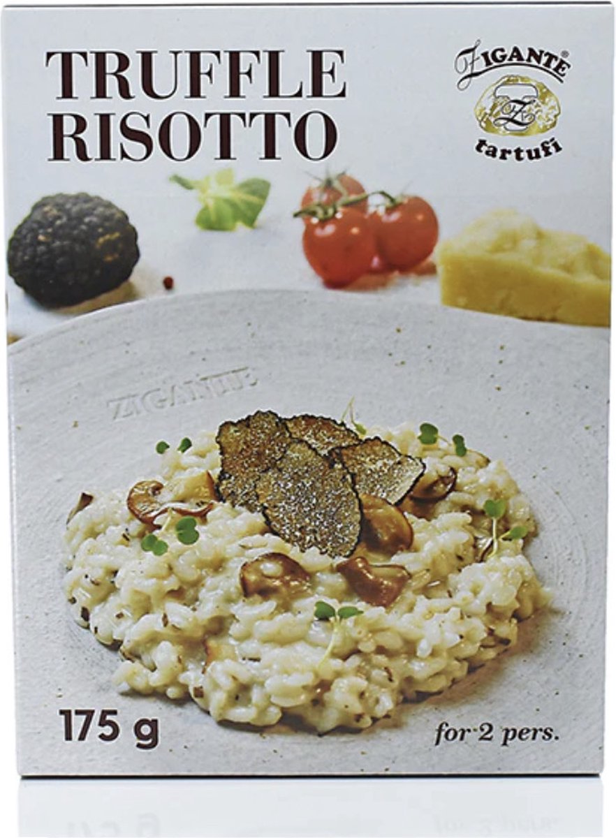RISOTTO MET TRUFFEL (Tuber Aestivum Vitt.) - voor 2 pers.