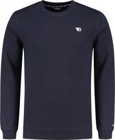 Ballin Amsterdam - Heren Regular fit Sweaters Crewneck LS - Dark Blue - Maat M