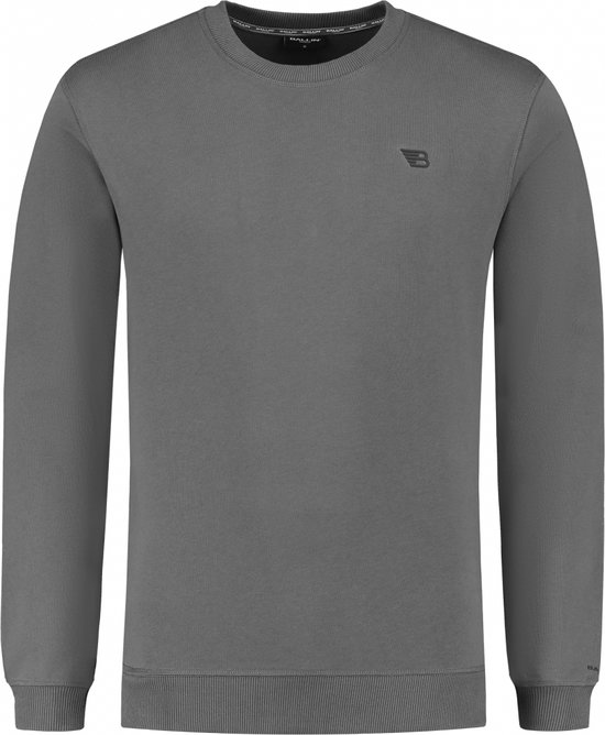 Ballin Amsterdam - Heren Regular fit Sweaters Crewneck LS - Antra - Maat L