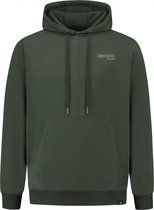 Purewhite - Heren Loose Fit Sweaters Hoodie LS - Forest Green - Maat M