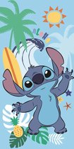 Bol.com Disney Lilo and Stitch Handdoek - 70x140cm - Bad Handdoek - Zwemles Handdoek - Cadeau Meisje 5 Jaar - Cadeau Meisje 3 Ja... aanbieding