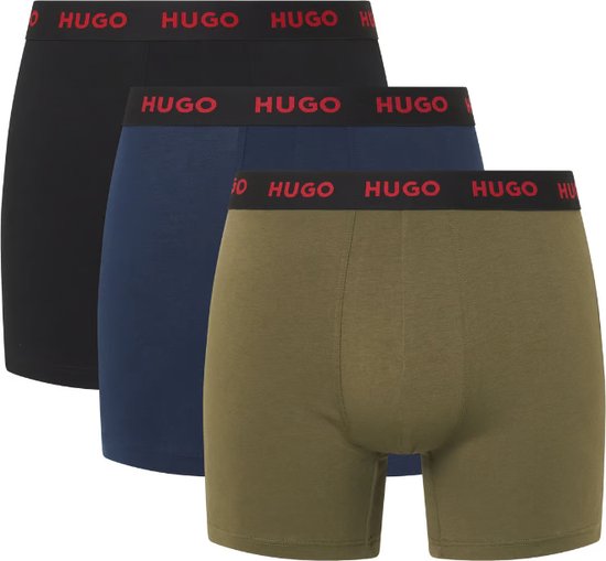 Hugo Boss Boxer 3Pack Heren Boxershorts - Multicolor - Maat M