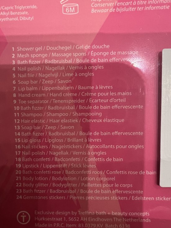 Calendrier de l'avent beauté XoXo câlins&bisous