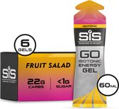 Science in Sport - SiS Go Isotonic Energygel - Gel Énergie - Isotone Sportgel - Arôme salade de fruits - 6 x 60 ml