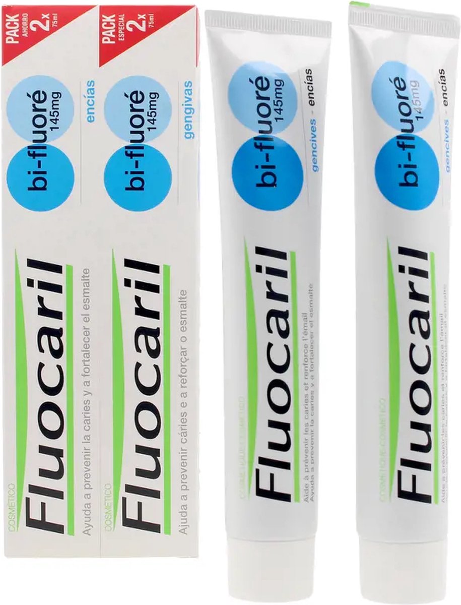 Fluocaril - Tandpasta - Met Fluoride - 2 Tubes - 75 ml