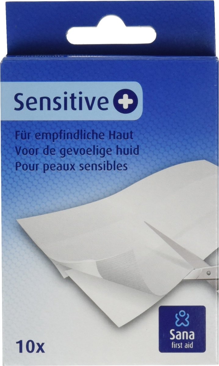 Goedkoopste Wondpleister Sensitive 10 x 6 cm
