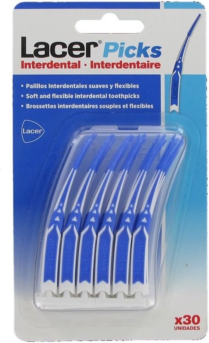 Lacer INTERDENTAL PICKS toothpicks 30 u