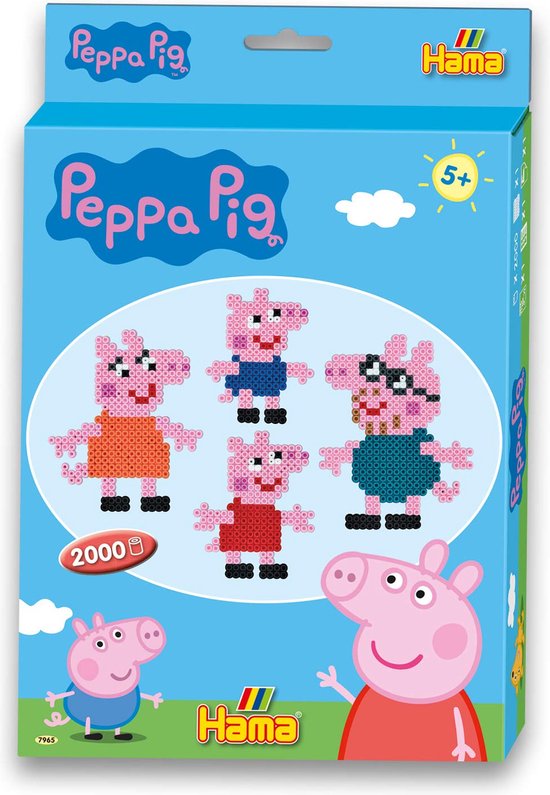 Hama Strijkkralenset - 2000 stuks - Peppa Pig-thema