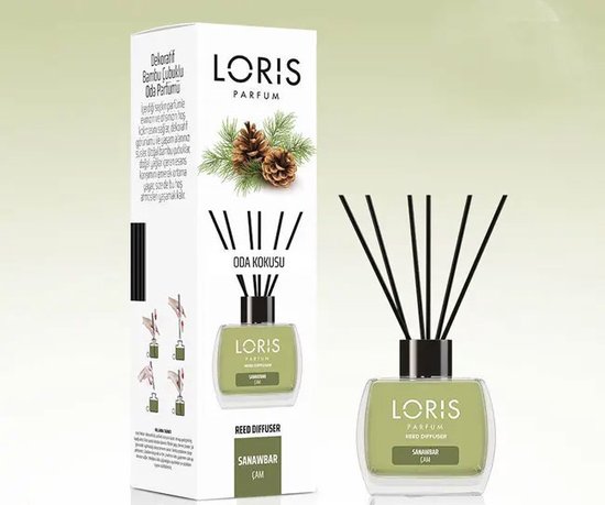 Loris Parfum - Sanawbar - Huisgeuren - Geurstokjes - 120ml