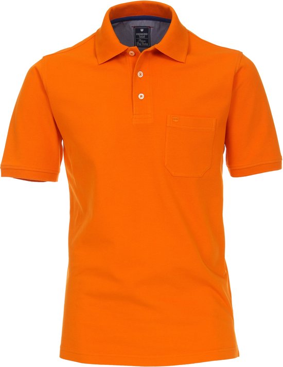 Redmond regular fit poloshirt - oranje - Maat: