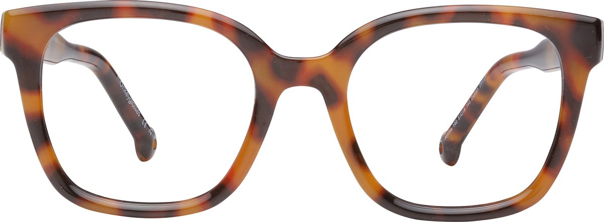 ™Monkeyglasses Annika 102 Turtle BLC + 1,0 - Leesbril - Blauw Licht Bril - 100% Upcycled - Danish Design