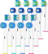 Bol.com 16-Delige Compatibele Tandenborstelkoppen Set voor Braun Oral B - Zacht en Duurzaam aanbieding