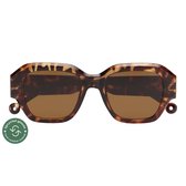™Monkeyglasses Birk 101 Turtle Sun - Zonnebril - 100% UV bescherming - Danish Design - 100% Upcycled