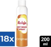Robijn Dry Wash Spray Original? - 200 ml - Voordeelverpakking 18 stuks