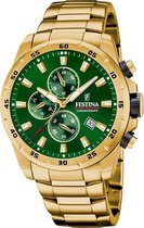 Montre Festina Chronographe Homme - Réf. 20705_6 - Cadran Doré - Neuf Avec étiquettes