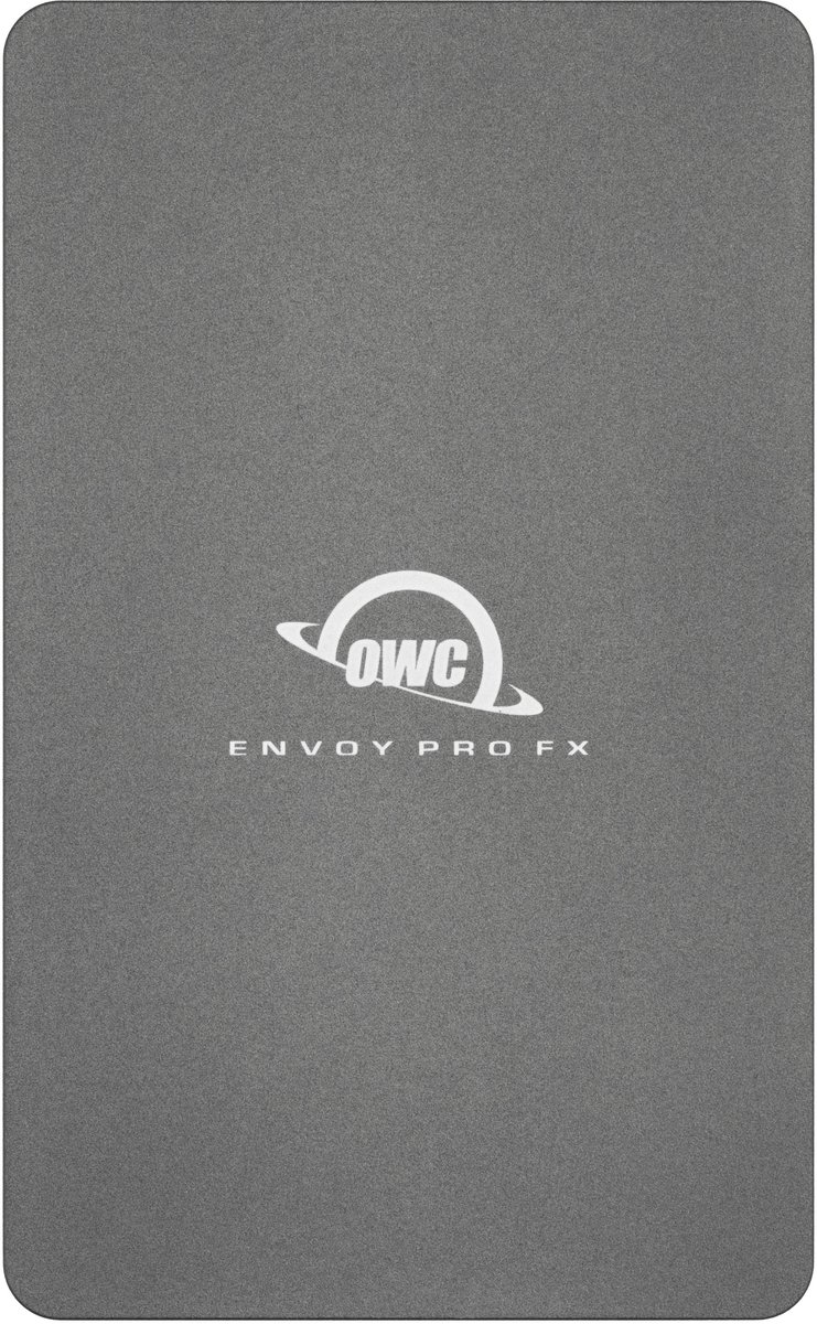 OWC Envoy Pro FX - Externe NVMe SSD - Thunderbolt 3 + USB-C - 2800MB/s - 2 TB - Space Grey