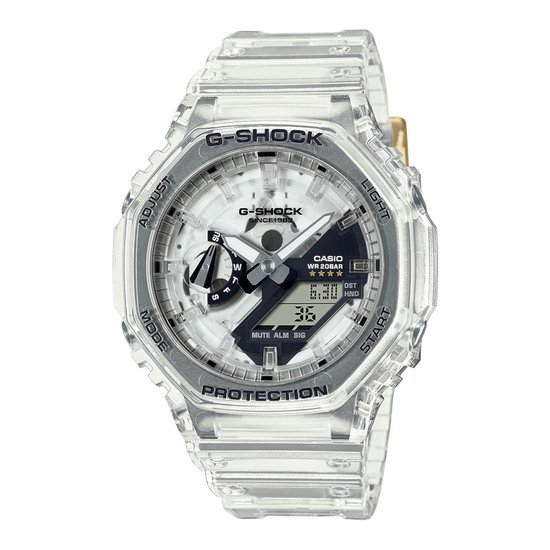 Casio G-Shock GA-2140RX-7AER Horloge - Kunststof - Transparant - Ø 44 mm