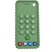 RubyC Bijtspeeltje Telefoon Groen Bijtring Pop It - Baby - Peuter - Kind - Cadeau - Sinterklaas - BPA vrij - Schoencadeau