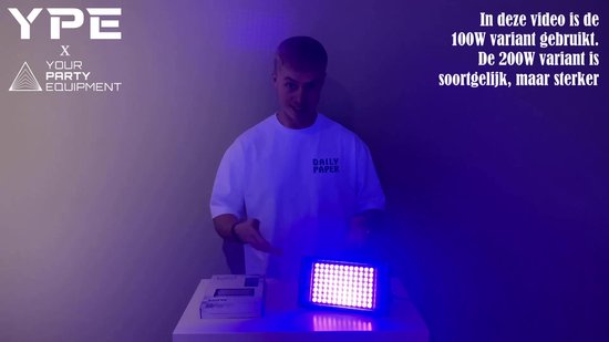 Lumière Noire, STROBOSCOPE LED, UV 24 X 3 W pour soirées fluo