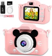 Kindercamera - Camera voor Kinderen - 1080p - 2,0 inch Scherm - Fototoestel met 32 GB SD-kaart - Digitale Camera voor Selfies - Fotocamera voor Jongens en Meisjes van 3-12 Jaar - Speelgoed