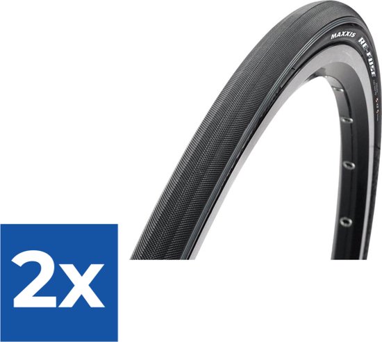 Maxxis Buitenband Re-fuse 28 X 1.00 (25-622) Zwart - Voordeelverpakking 2 stuks