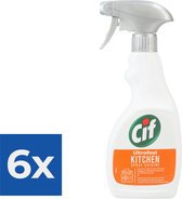 Cif Spray Keuken Ultrafast 500ml - Voordeelverpakking 6 stuks