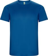 Royal Blue 4 Pack Unisex ECO CONTROL DRY sportshirt korte mouwen 'Imola' merk Roly maat XL