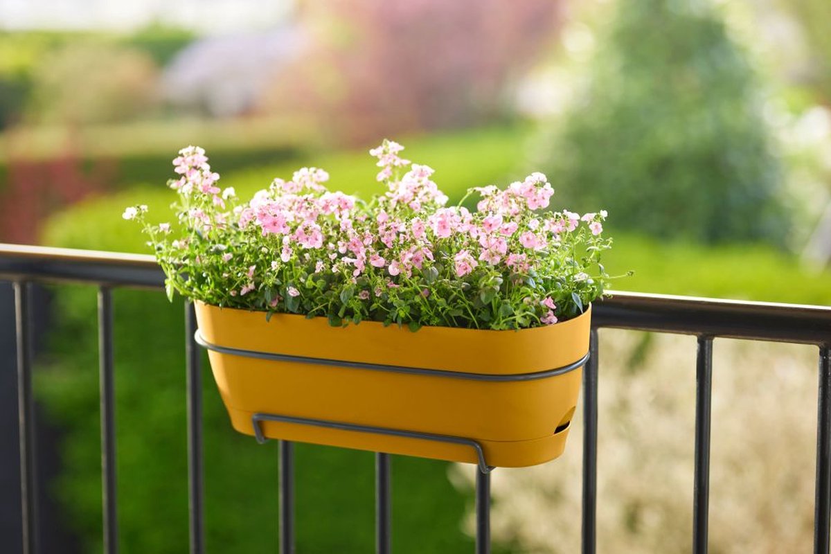 Elho Vibia Campana Balcony Planter Allin1 70 - Planter for Balcony