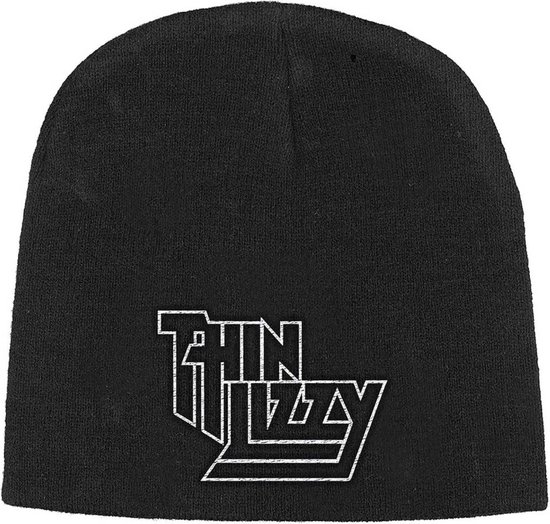 Thin Lizzy - Logo Beanie Muts - Zwart