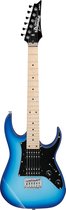 Elektrische gitaar Ibanez Mikro GRGM21-BLT Blue Burst