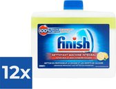 Finish Vaatwasmachine Reiniger - Citroen - 250 ml - Voordeelverpakking 12 stuks