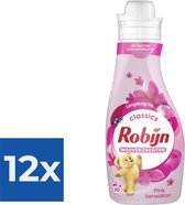 Robijn Wasverzachter Pink Sensation 750 ml - Voordeelverpakking 12 stuks