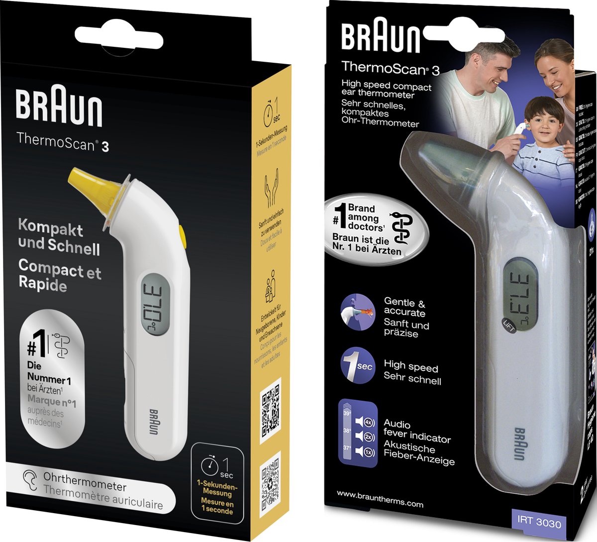 Braun IRT3030WE ThermoScan 3 Oorthermometer Wit