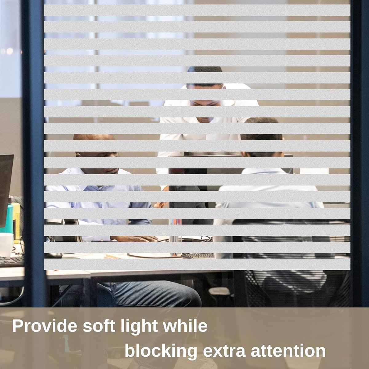 Privacy raamfolie zelfklevende matglasfolie statische hechting ondoorzichtige raamfolie voor kantoor thuis badkamer (60x200 cm)