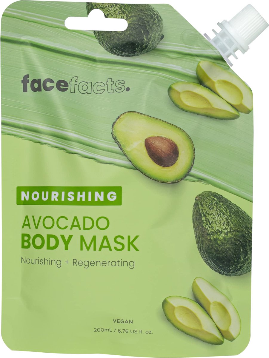 Face Facts | Nourishing Avocado Body Mask - 200ml - Vegan