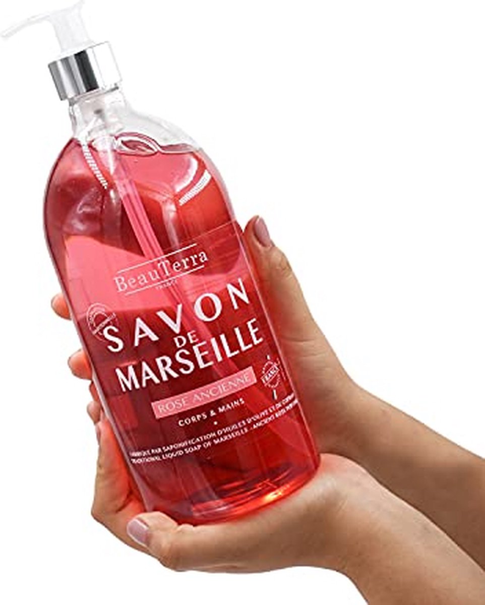 Vloeibare Zeep Beauterra Marseille Universeel Rozen Handen 1 L