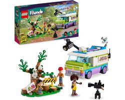 LEGO Friends Nieuwsbusje Dieren Redden Speelgoed voor 6+ Jaar Oude Kinderen - 41749 Image