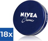 Nivea - CREME tin 75 ml - Voordeelverpakking 18 stuks